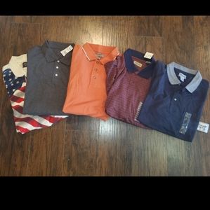Men's Polo Shirt Bundle Lot Size XXL 2XL NEW St. John's Bay Windham Pointe